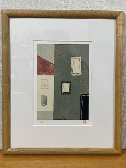 真作 東山魁夷 リトグラフ【季の詩 2月】エディション217/250 落款あり