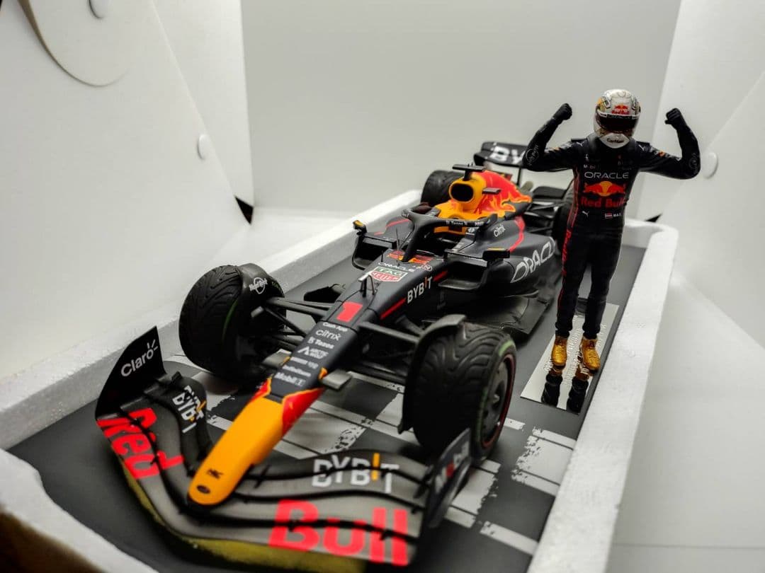 1/18　ミニチャンプス　レッドブル　RB-18 2022