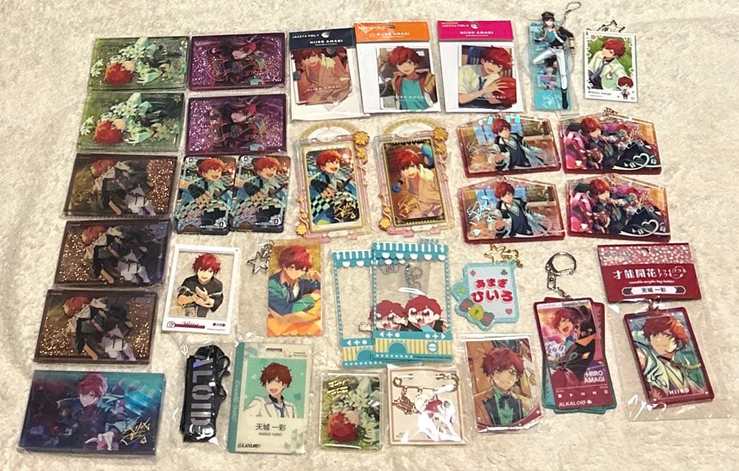 あんスタ　天城　一彩　セット　缶バ　アクスタ　アクキー　中国　韓国