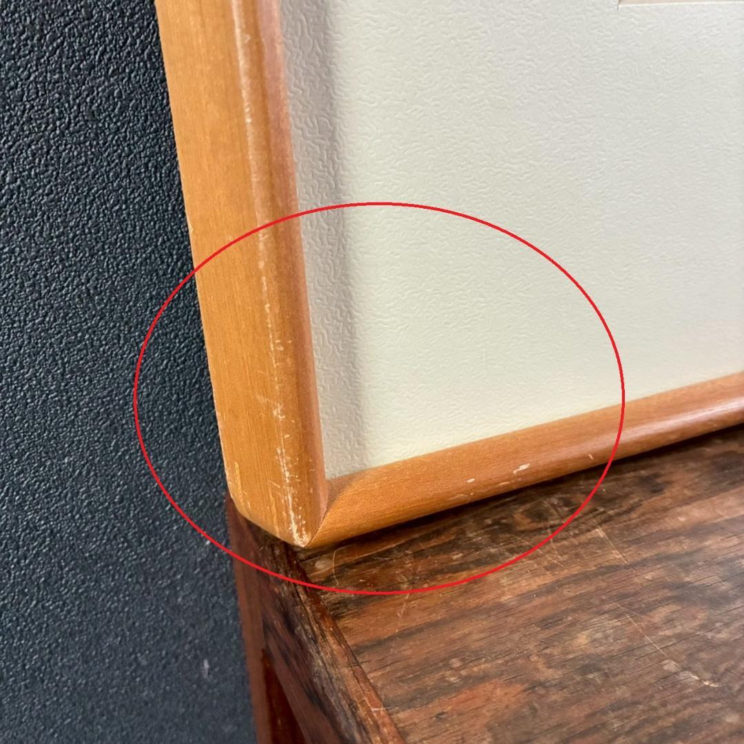 川西英「ガソリンスタンド」木版画 額縁入り 神戸を代表する木版画家