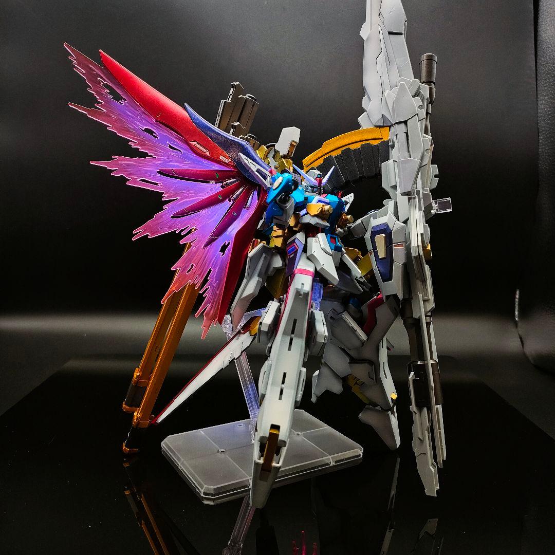 デスティニーガンダムspecⅡ　ゼウスシルエットゴースト　ガンプラ 塗装完成品