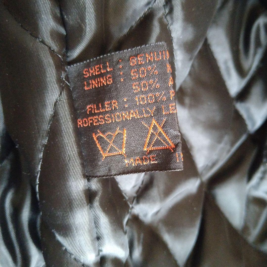 【R.B.C】ダークブラウン レザージャケット ライダース