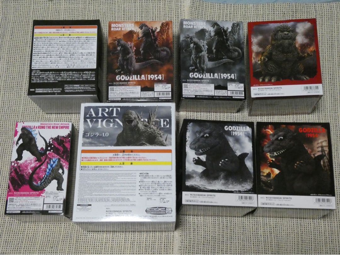 ゴジラ　フィギュア セット　怪獣咆哮撃 ライト