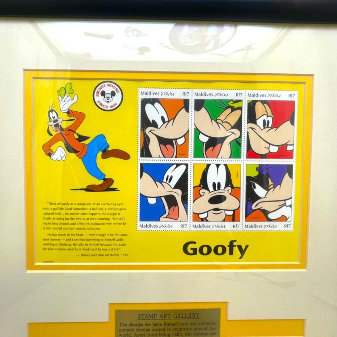 世界限定150枚 レア★グーフィー Goofy★スタンプアートギャラリー
