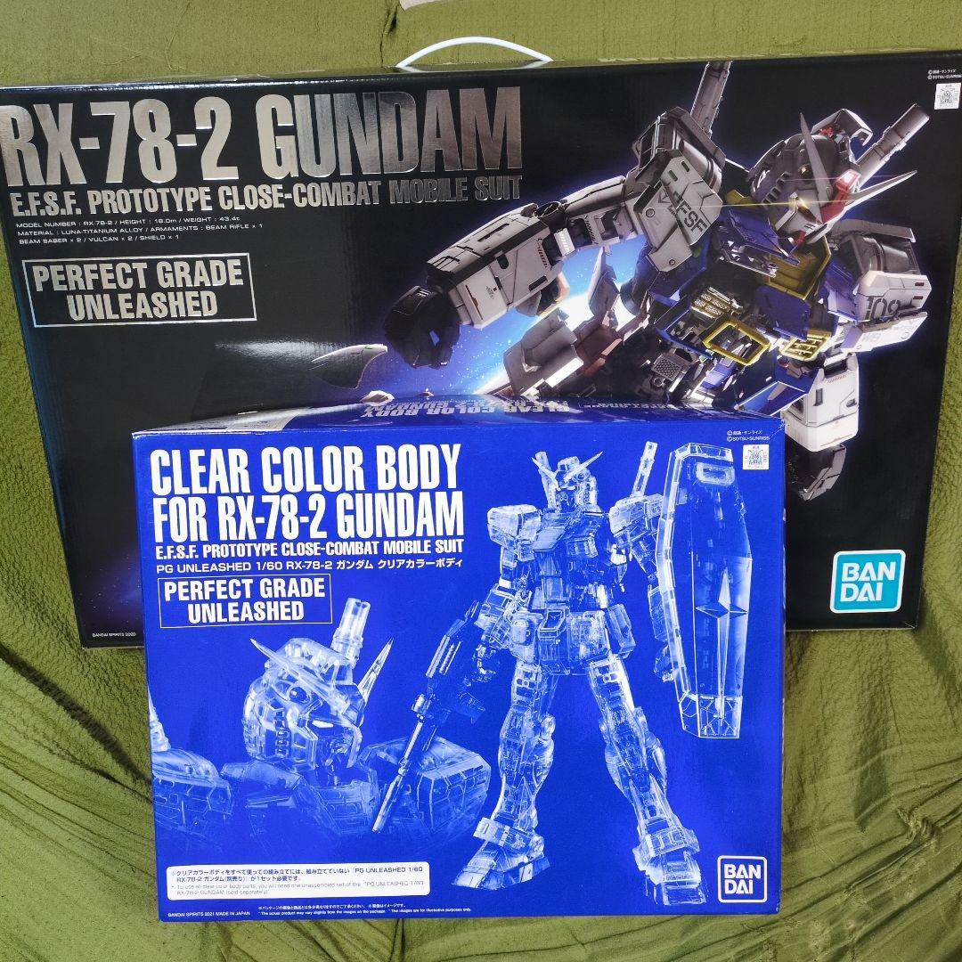 PG UNLEASHED ガンダム クリアボディセット