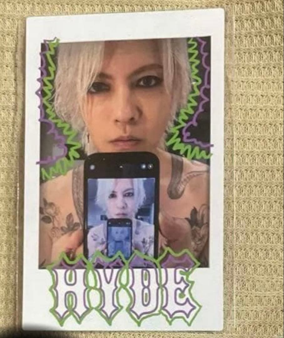 hygacha ハイガチャ HYDE ラルク チェキ カード トレカ 非売品