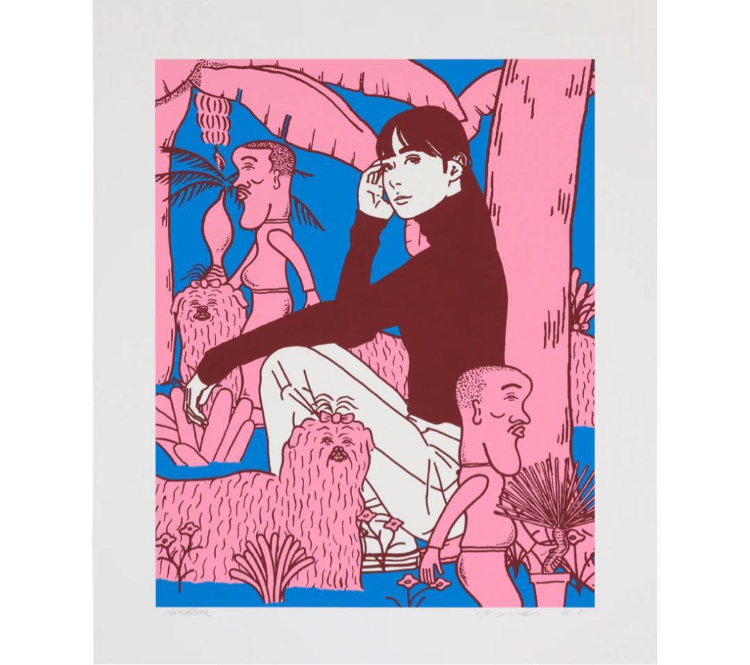 kyneシルクスクリーン版画hanai yusuke 花井祐介