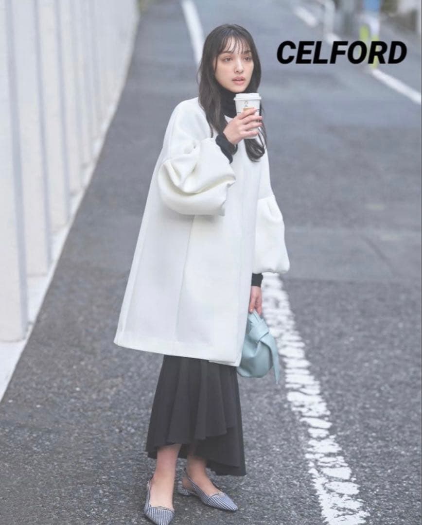 CELFORD / セルフォード　バルーンスリーブコクーンコート