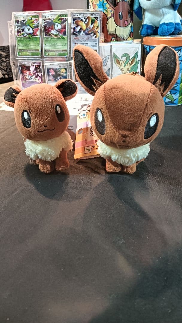 ポケモン 連れ歩きシリーズ イーブイ マスコット ぬいぐるみ タグ付き 2セット