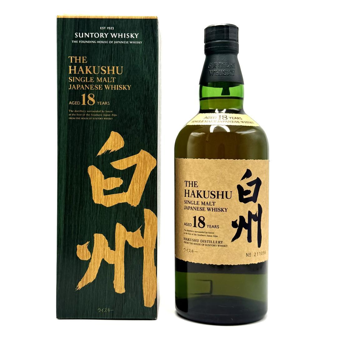 未開栓 SUNTORY 白州 18年 ジャパニーズ ウイスキー 700ml