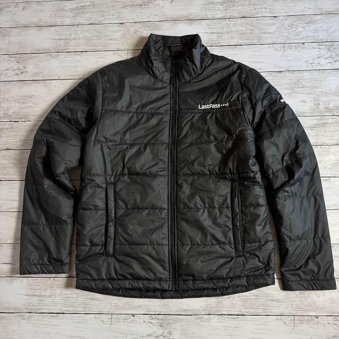 k*n様 ノースフェイス 中綿ジャケット M ブラック 企業ロゴ LastPas