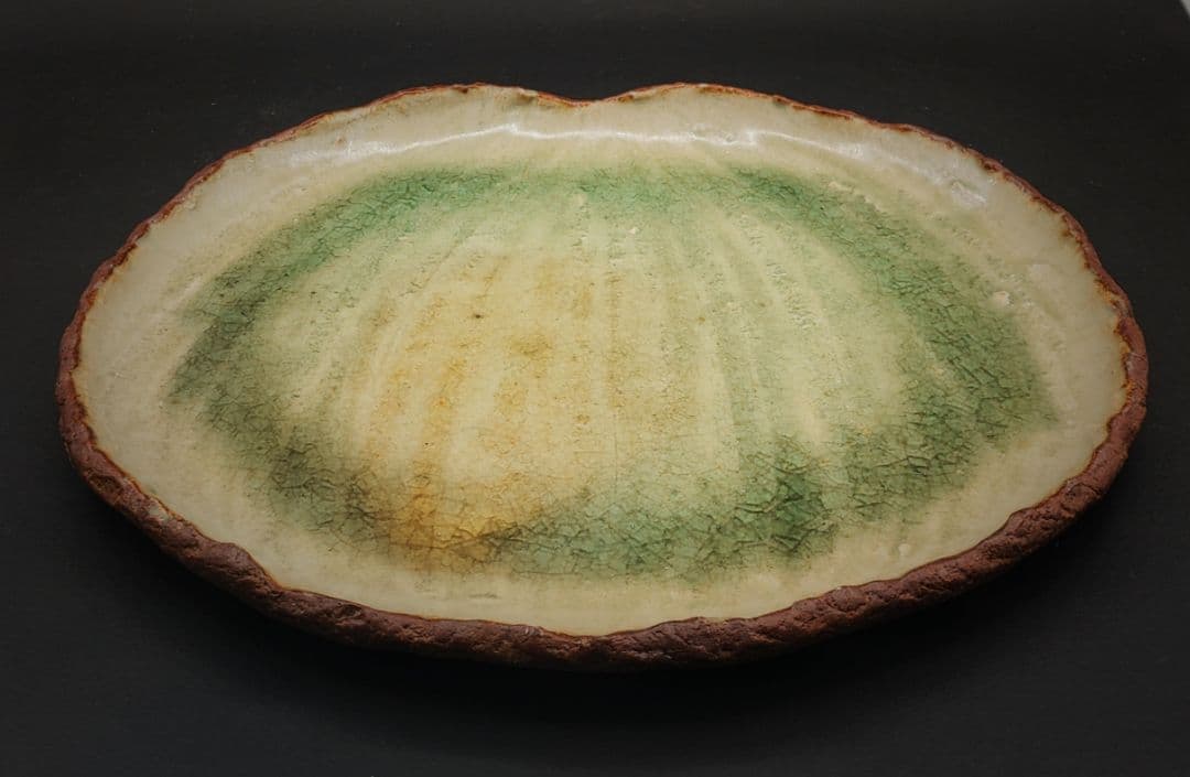 骨董品 古美術 氷裂紋釉 青磁茶托 茶道具