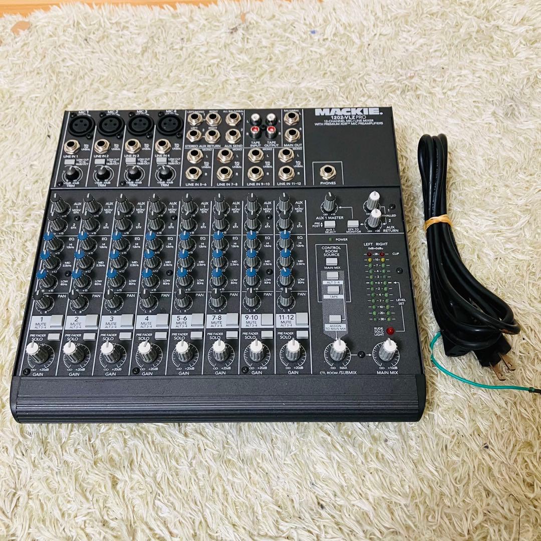 【希少】MACKIE 1202-VLZ PRO アナログミキサー