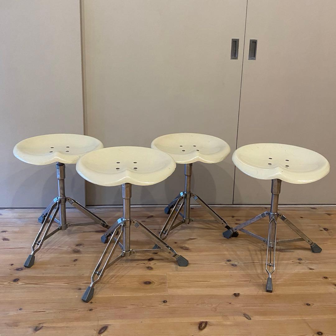 【福岡県直引取り限定】DULTON ダルトン ビートスツール 4脚 アイボリー