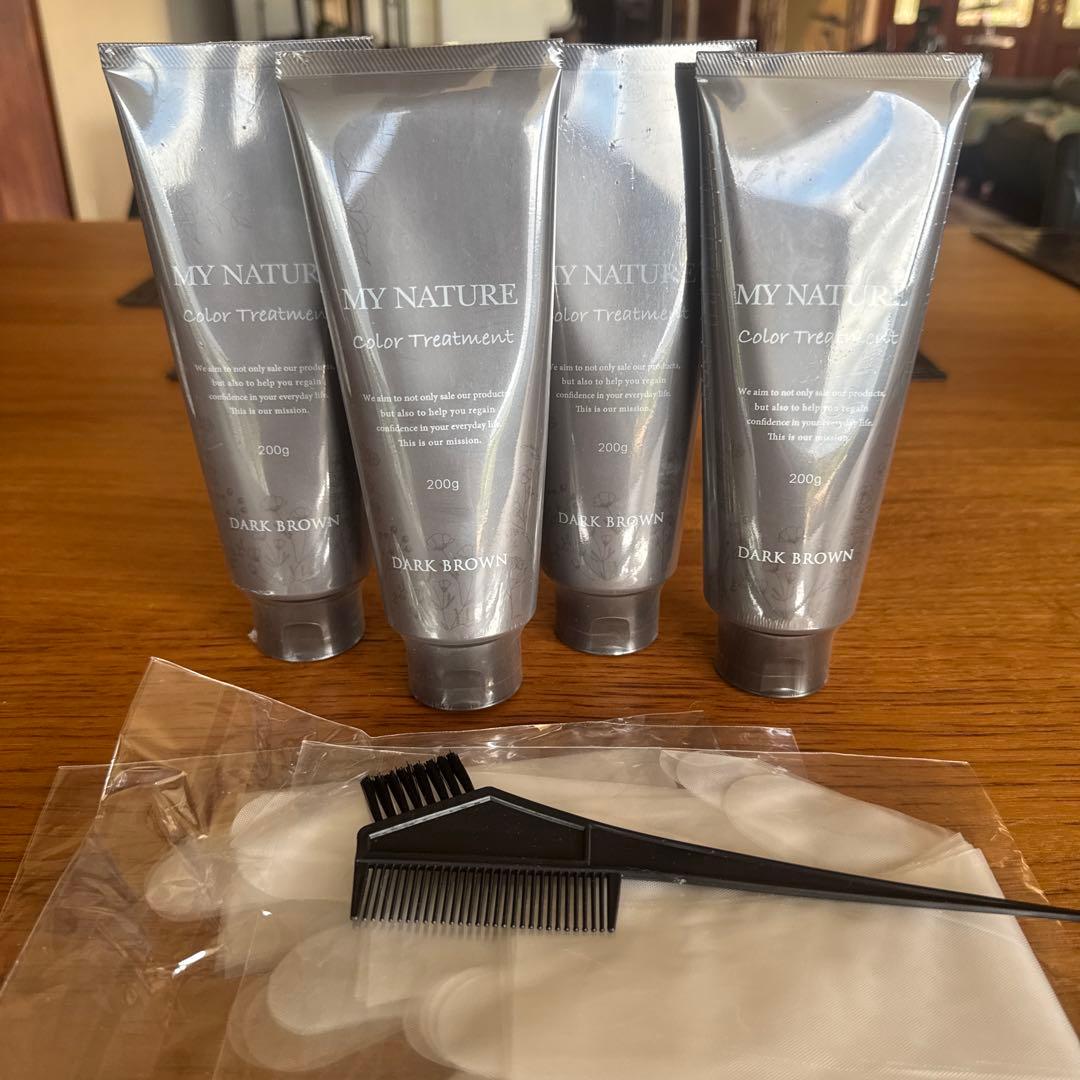 MY NATURE Color Treatment ダークブラウン 4本セット