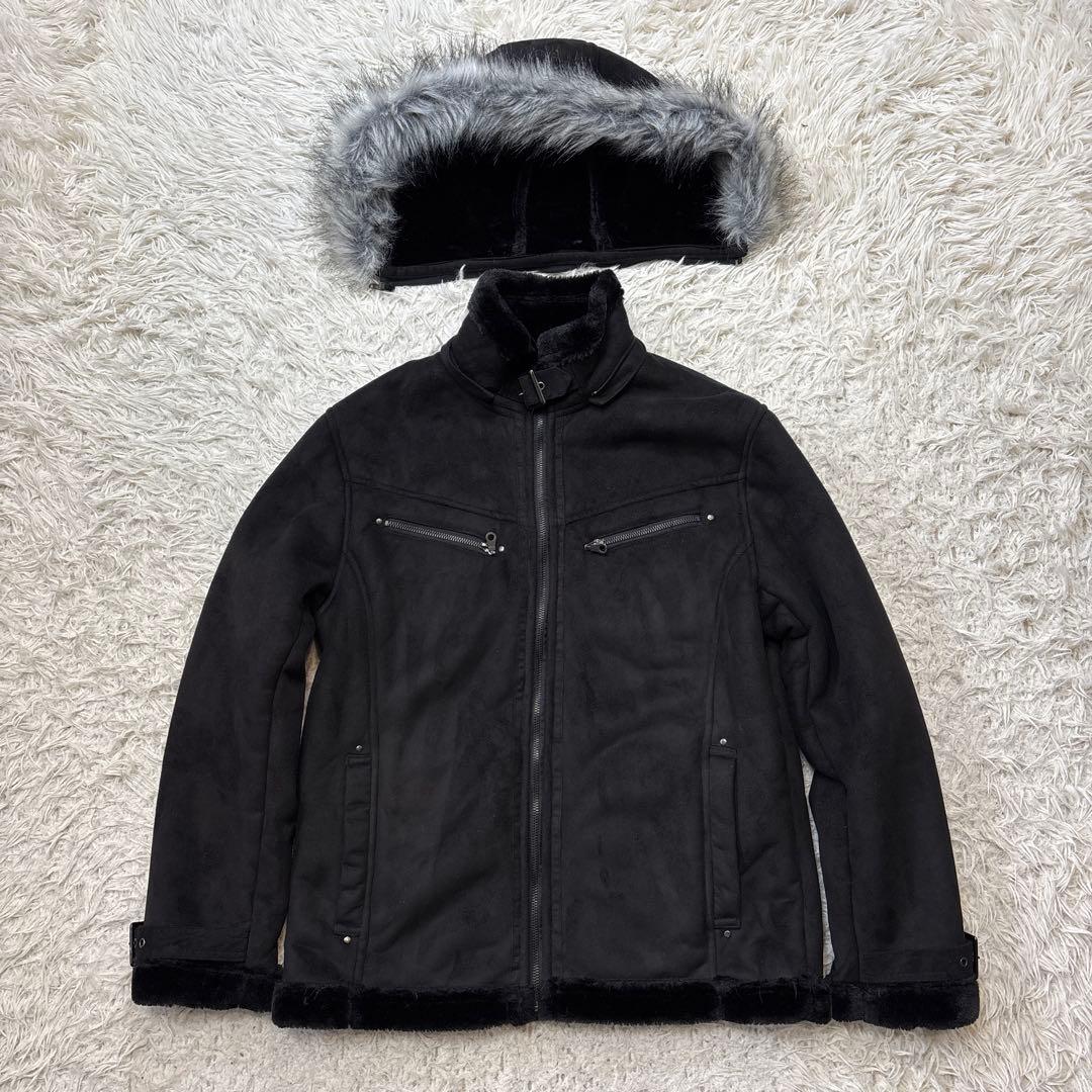 ジャケット・アウター 00s y2k ROUSHATTE fur mouton suede LL
