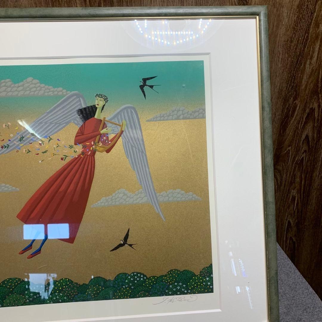 H914\" 北見 隆 春の知らせ PLF-1950 絵画 インテリア