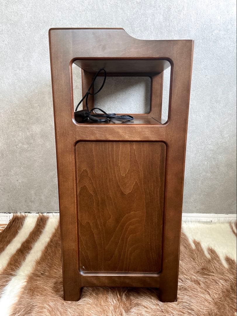 karimoku カリモク 電話台 コンセント付 キャビネット オールドカリモク