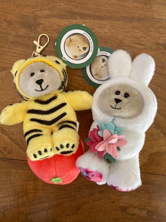 スターバックス スタバ　 ニューイヤーベアリスタMini とら&うさぎセット