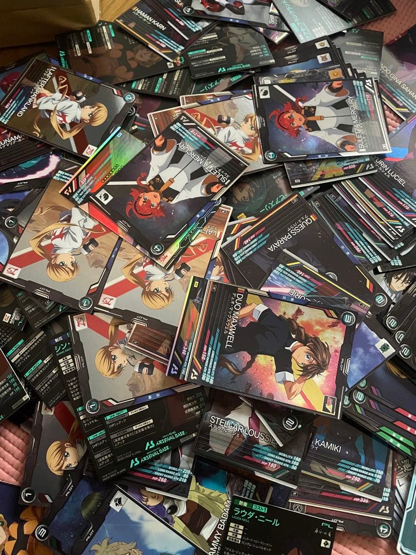 【引退品】すべてパイロット　約1500枚　大量　ガンダムアーセナルベース