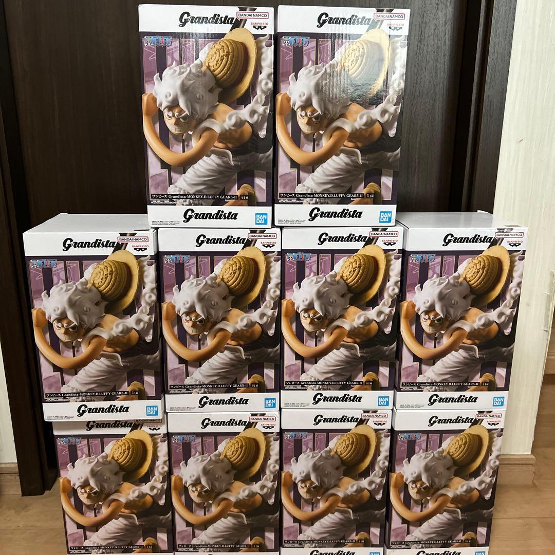 ワンピースGrandista モンキー D ルフィ GEAR5-Ⅱ ニカ10体
