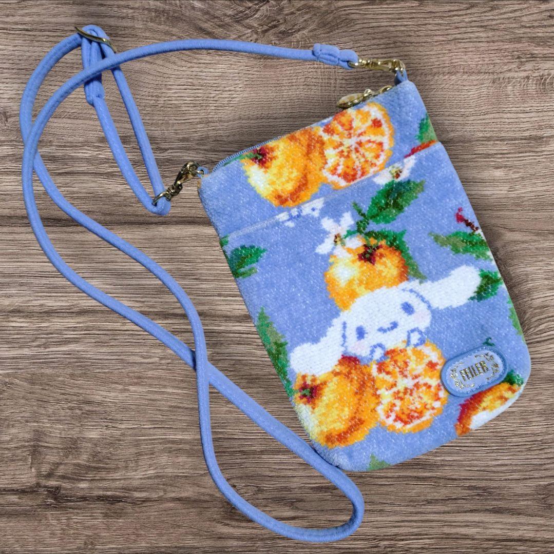 フェイラー　FEILER　サンリオ　シナモロール　スマホショルダー　SANRIO