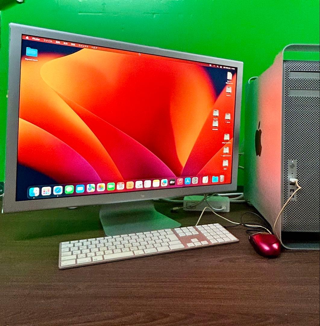 動作商品Appleモニター23インチと と電源アダプター90wのセット販売