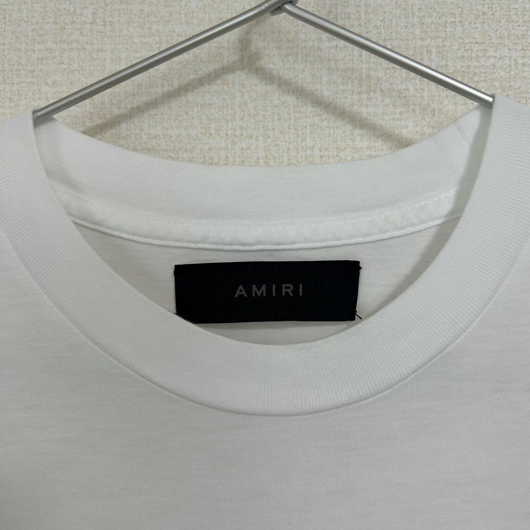 AMIRI 22ss グラフィックTシャツ　ホワイト　ブルー　M