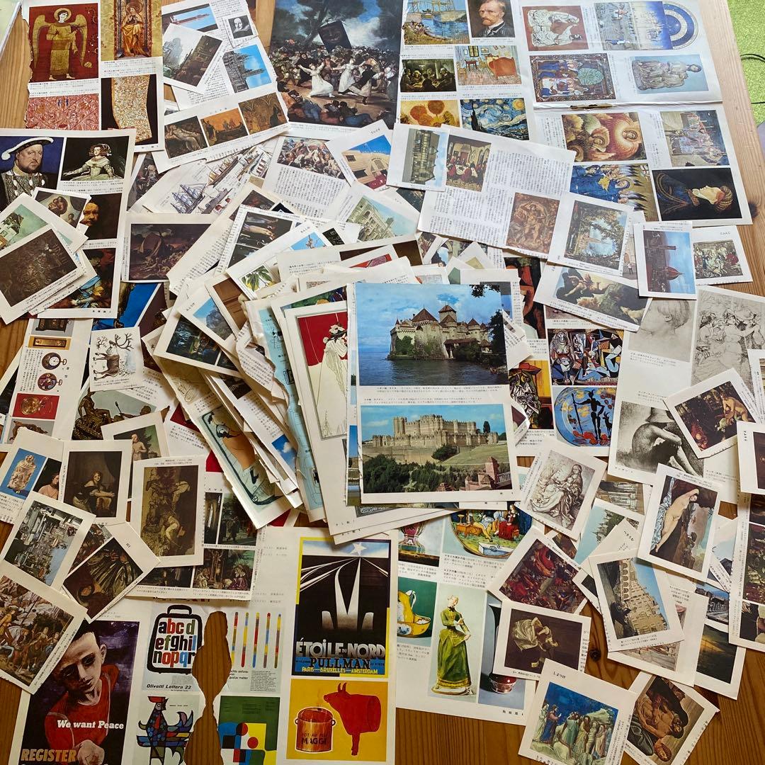 アートイラストセット多数　大量　事典　挿絵　まとめ　ジャンクジャーナル　材料素材