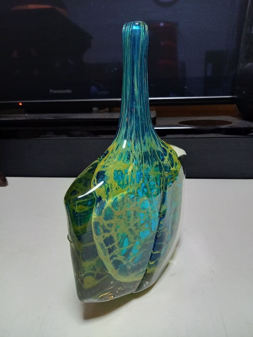 1984年　イムディーナ　グラス　マルタ島　　ミッシェル　ハリス　サイン入