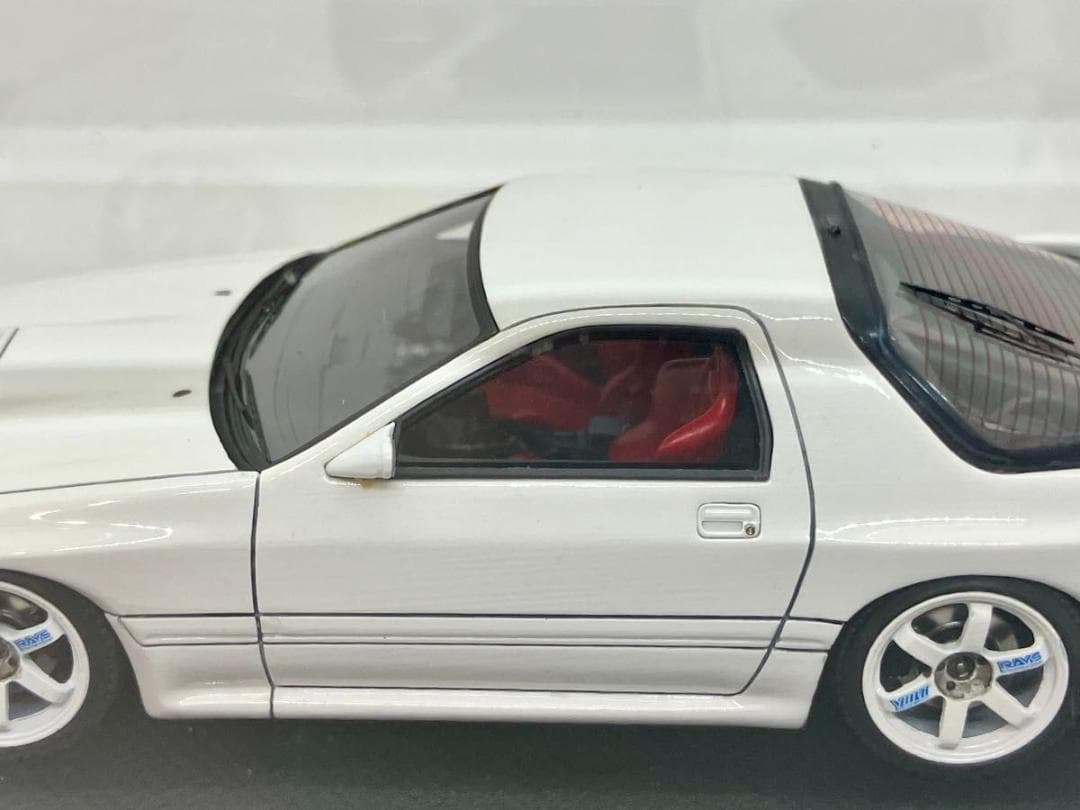 ★マツダ サバンナ RX-7★FC3S★ホワイト★イグニッションモデル★1/43