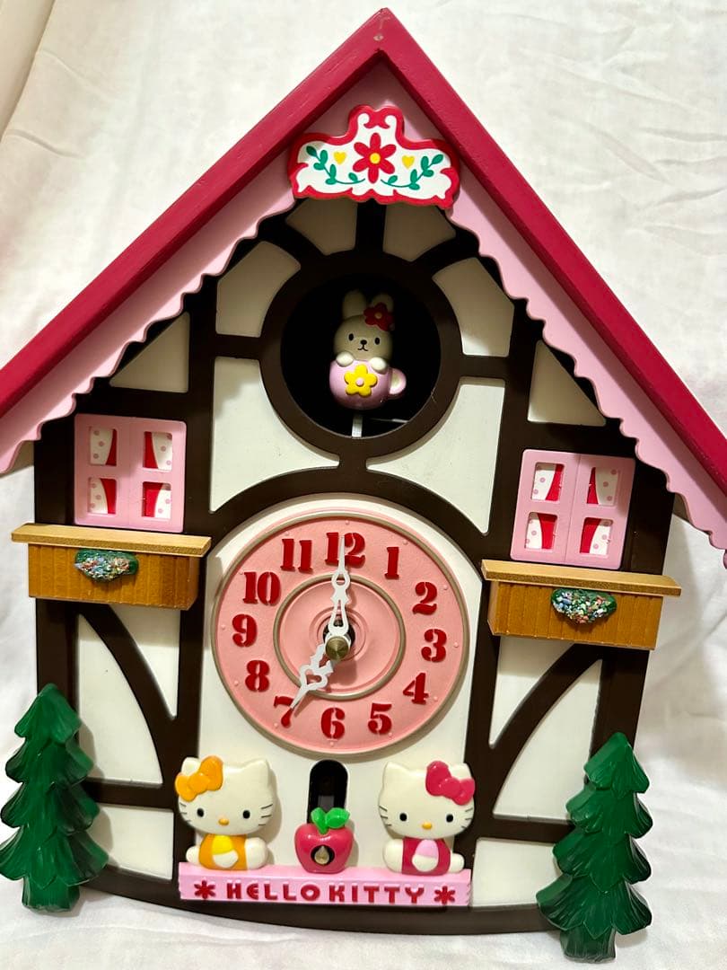 Soraさま専用⭐︎キティちゃん掛け時計⭐︎ジャンク⭐︎ビンテージ当時品