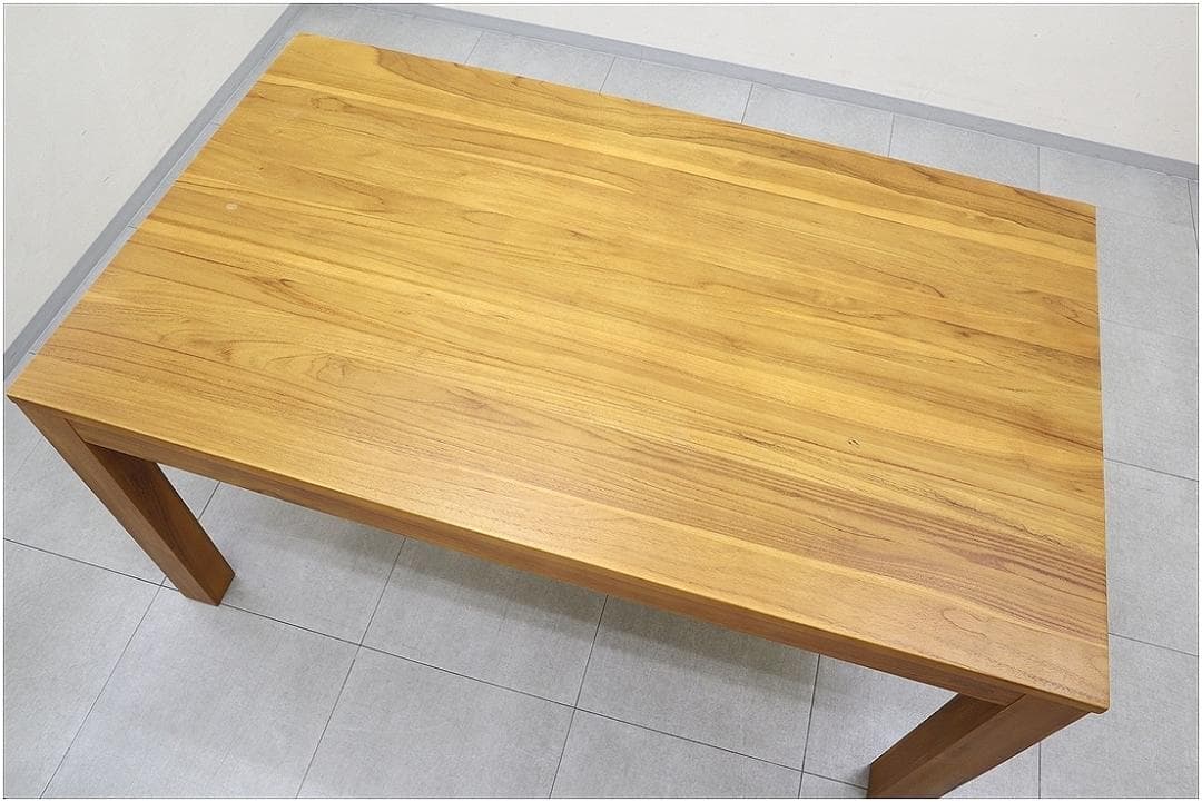 スキャンティーク LOIS ダイニングテーブル 天然木 チーク材 無垢材