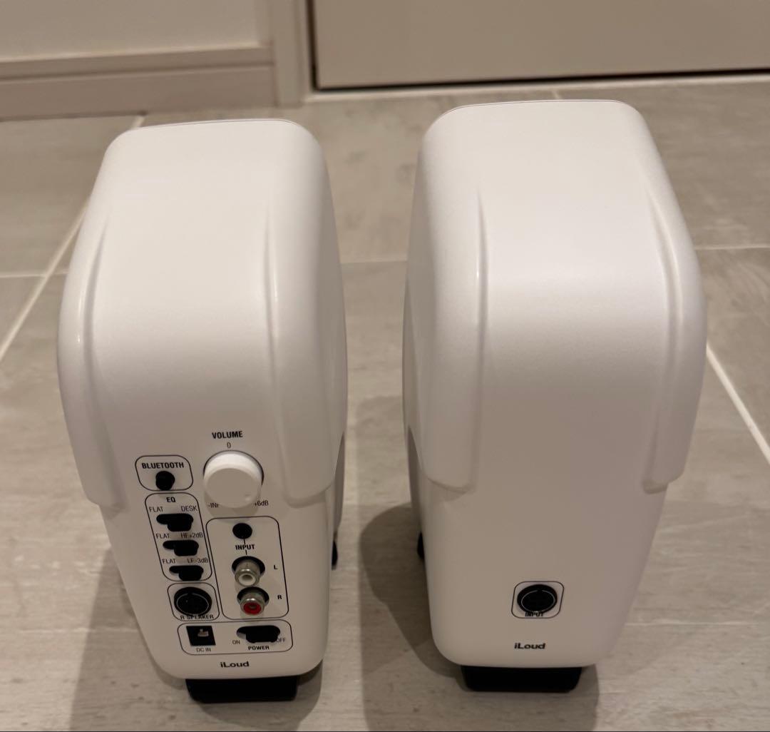 iLoud ステレオスピーカー ホワイト