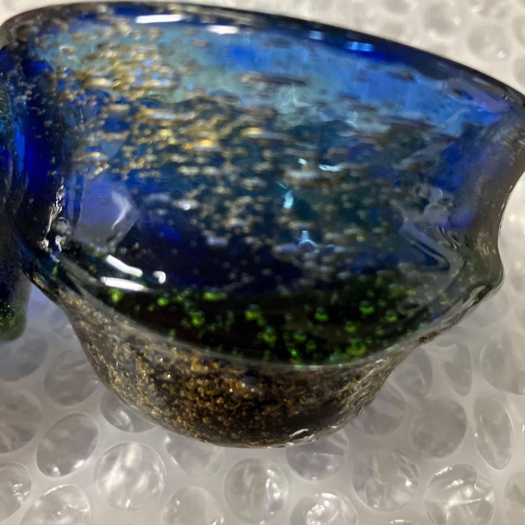 稲嶺盛吉　泡ぐい呑み2点