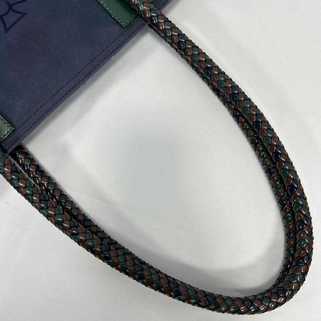 【美品】ヴィヴィアンウエストウッド トートバッグ キャンバス オーブ 紺