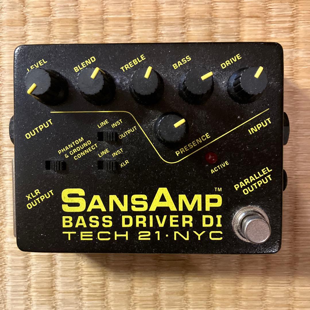 【ジャンク】SANSAMP BASS D DI TECH 21・NYC