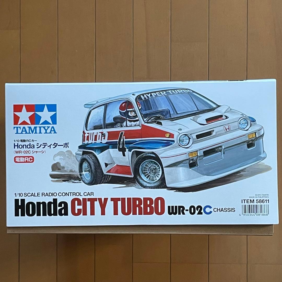 タミヤ　1/10RC Honda シティターボ（WR-02Cシャーシ）