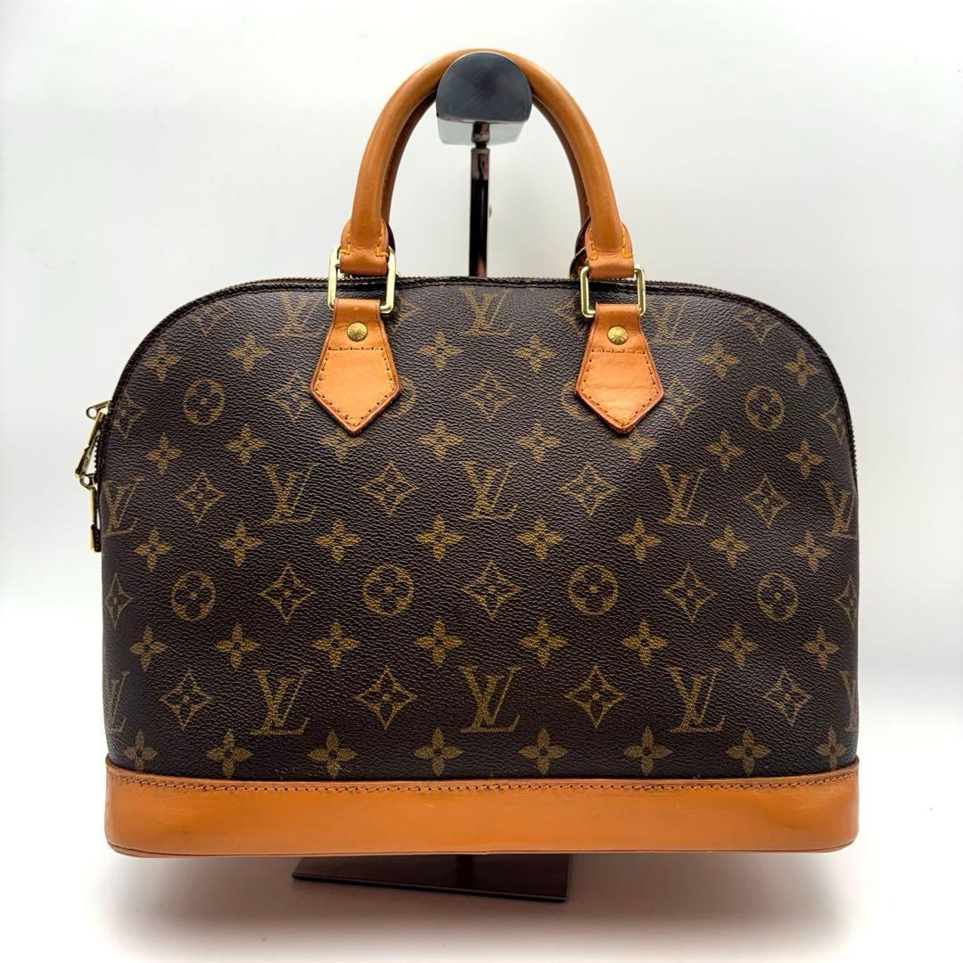 【極美品】　ルイヴィトン　アルマ　ハンドバック　モノグラム ヌメ革　2way