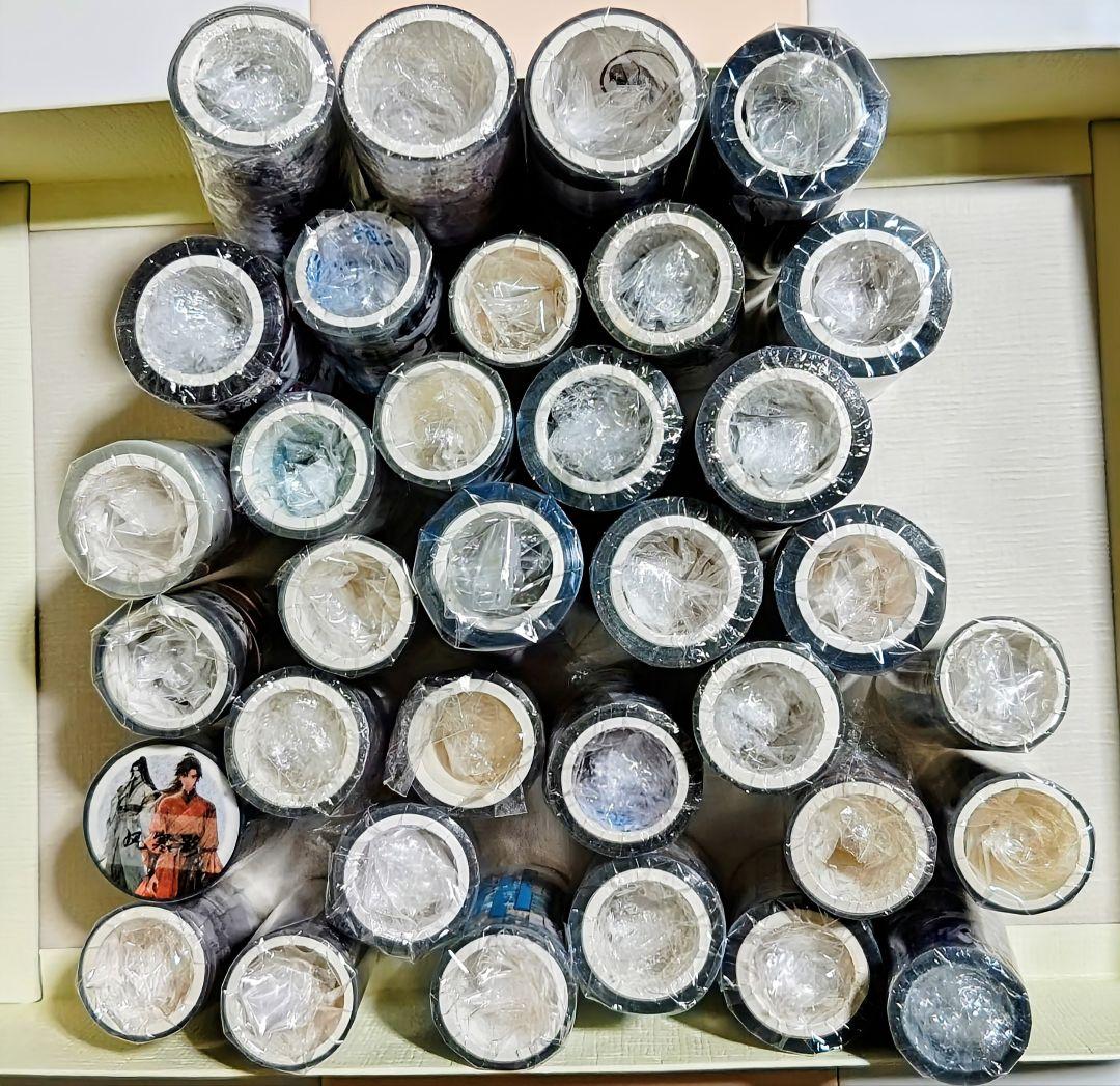 海外マスキングテープ　人物マステ　男の子　まとめ売り　新品1個　中古33個　他