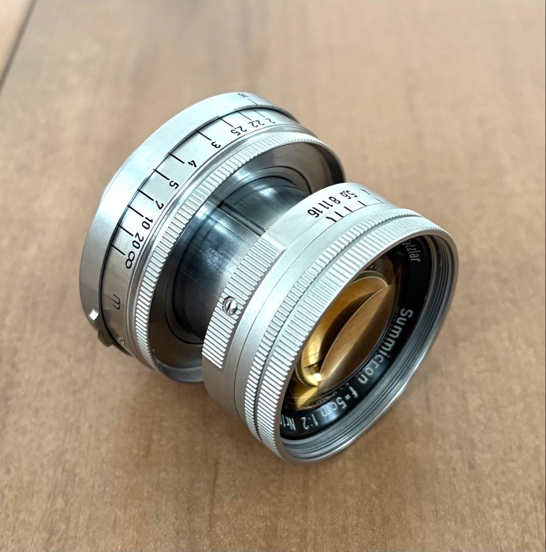 ライカ ズミクロン トリウム 50㎜ 沈胴 美品 LEICA