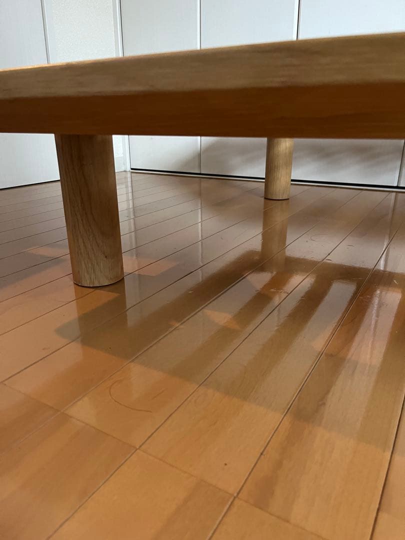 無印良品　ベッドフレーム　シングル　ヘッドボード付き　オーク材