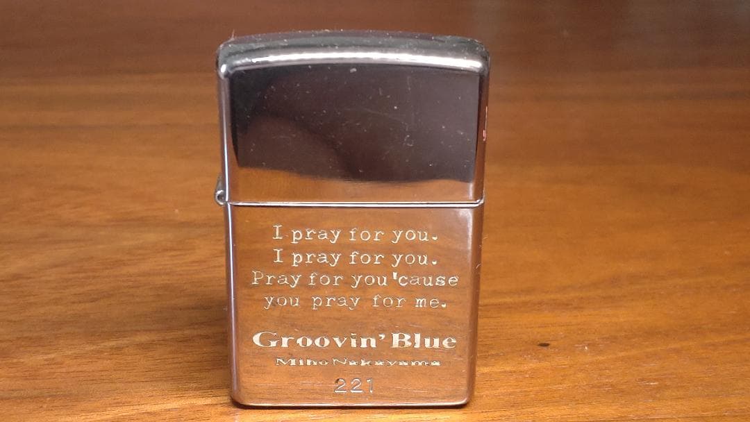 中山美穂「Groovin' Blue」 ZIPPOライター