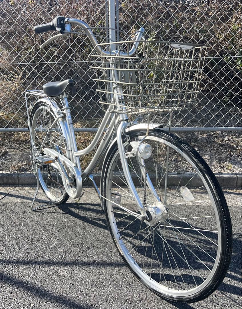 サイクル自転車27インチオートライト付き関東圏配送可能