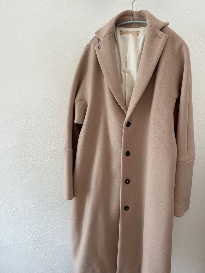 suzuki takayuki スズキタカユキ　ベージュ チェスターコート