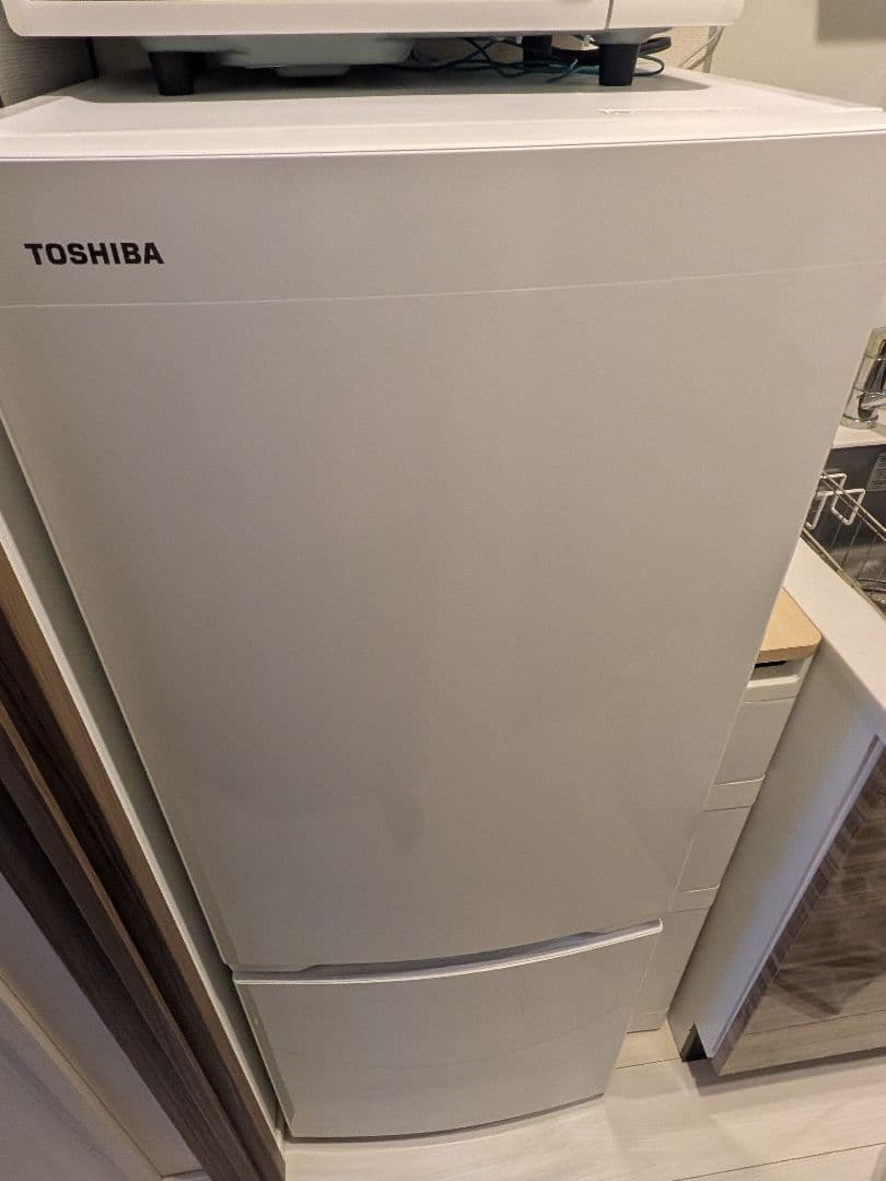 2023年製 東芝 冷蔵庫 GR-V15BS(W) 2ドア 右開きタイプ