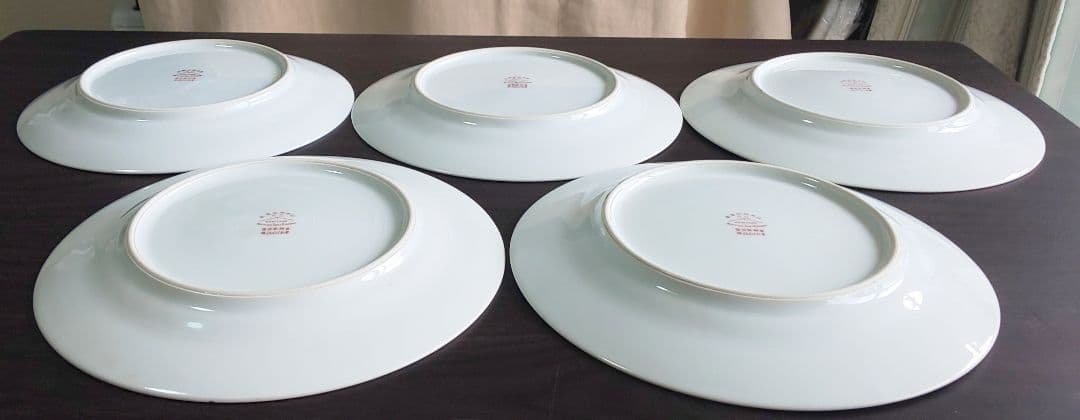 オールドノリタケ（1912年） RCヤジロベー印 商標登録番号付 ５皿セット