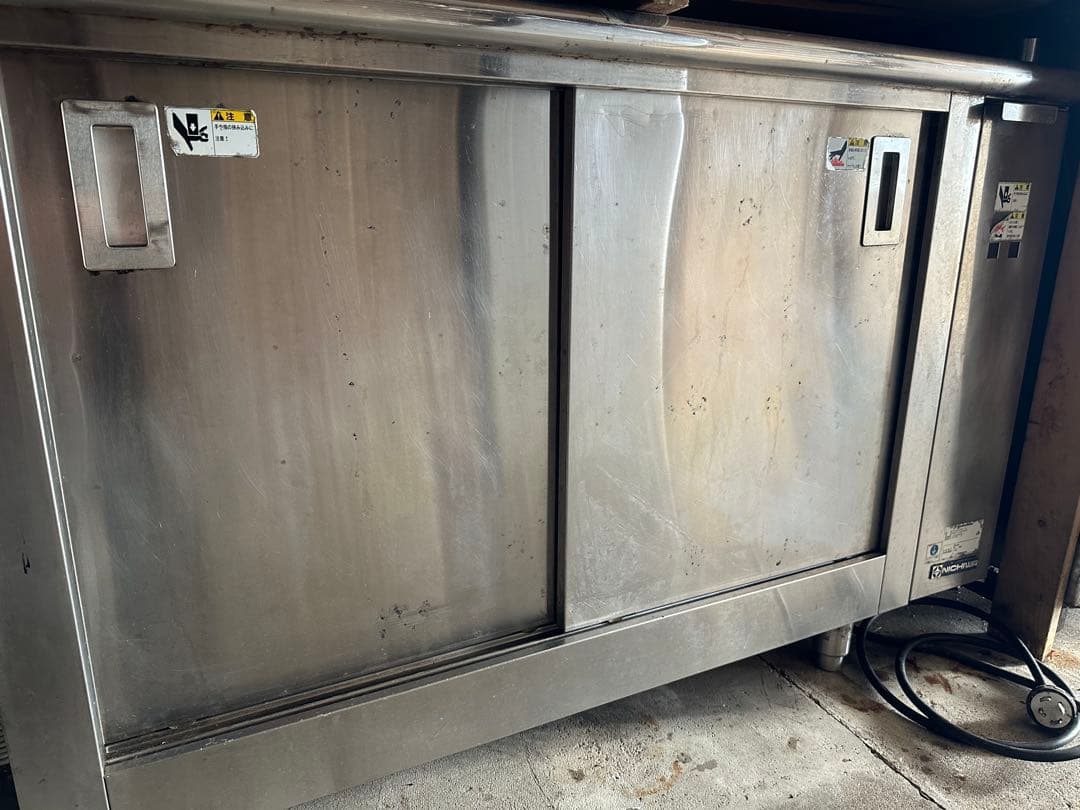 ニチワ 電気ディッシュウォーマー EDT-1200AS 中古品 直接引取りのみ