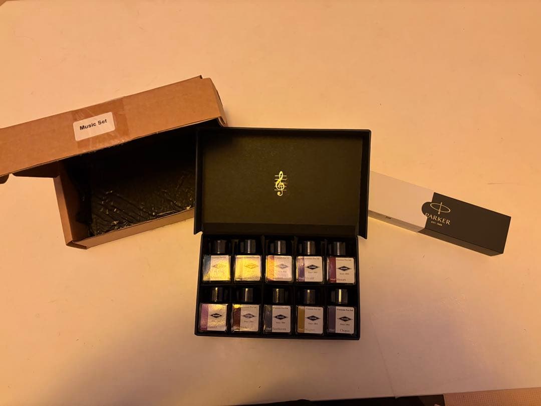 ダイアミンインク10色セットMusic Set/PAKER IMプレミアム万年筆