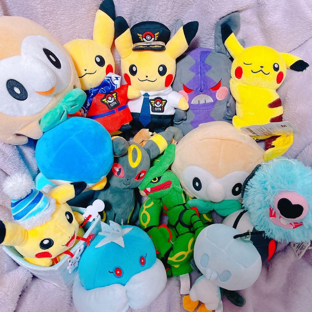 ❣タイムセール ❣レアポケモン ぬいぐるみ まとめ売り ピカチュウ ピカチュウ